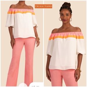 NWT Trina Turk Luella Blouse (XXL)